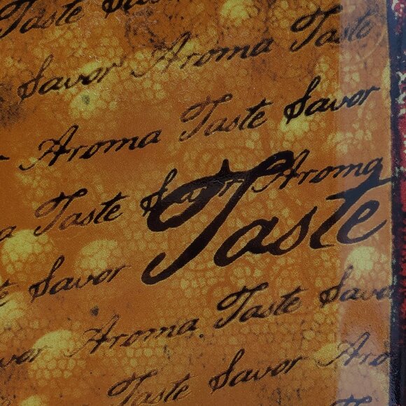 Tastefully Simple Dessert Plates Appetizer Trays Rust Colored 6" Snack Plates - Picture 4 of 6